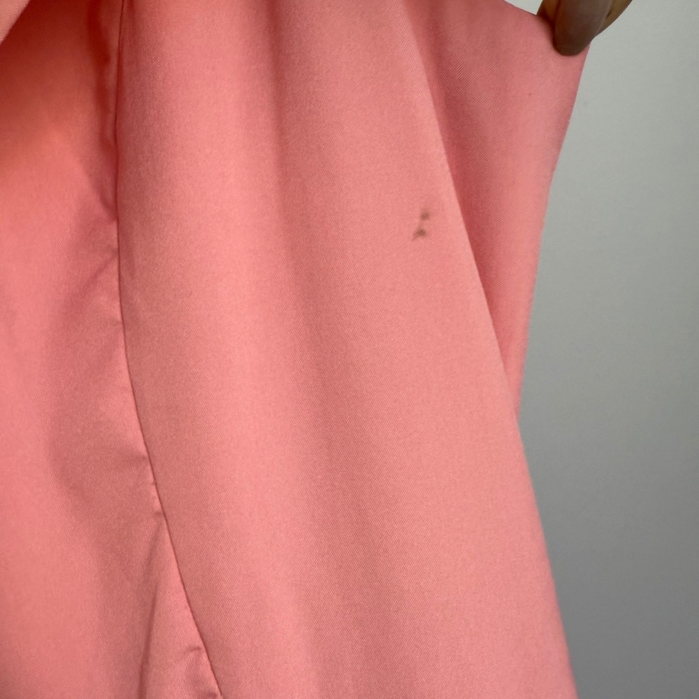 VTG Victorian Pink Renaissance Ruffle Lace Prairie Maxi Dress Cottagecore Gown - Picture 6 of 9
